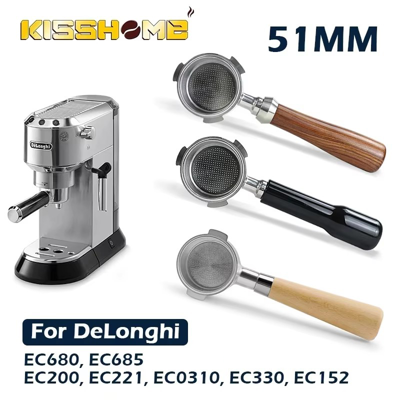 Coffee Equipment Filter - Coffee Bottomless Portafilter 51MM For Delonghi