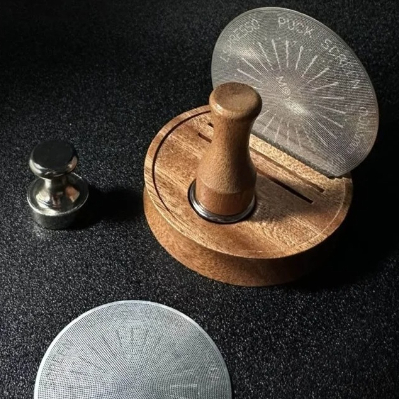 Coffee Equipment Filter - Espresso Puck Screen Magnet Handle Reusable