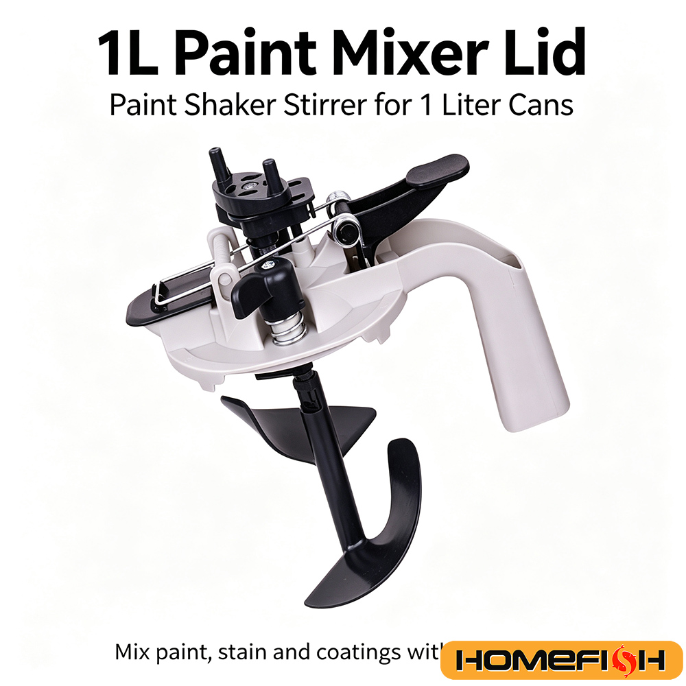 Bean Hopper Lid - 1L Paint Can Mixing Lid with