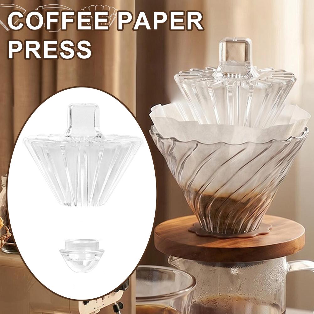 Coffee Equipment Filter - Hand-brewed Coffee Filter Cup Paper Presser