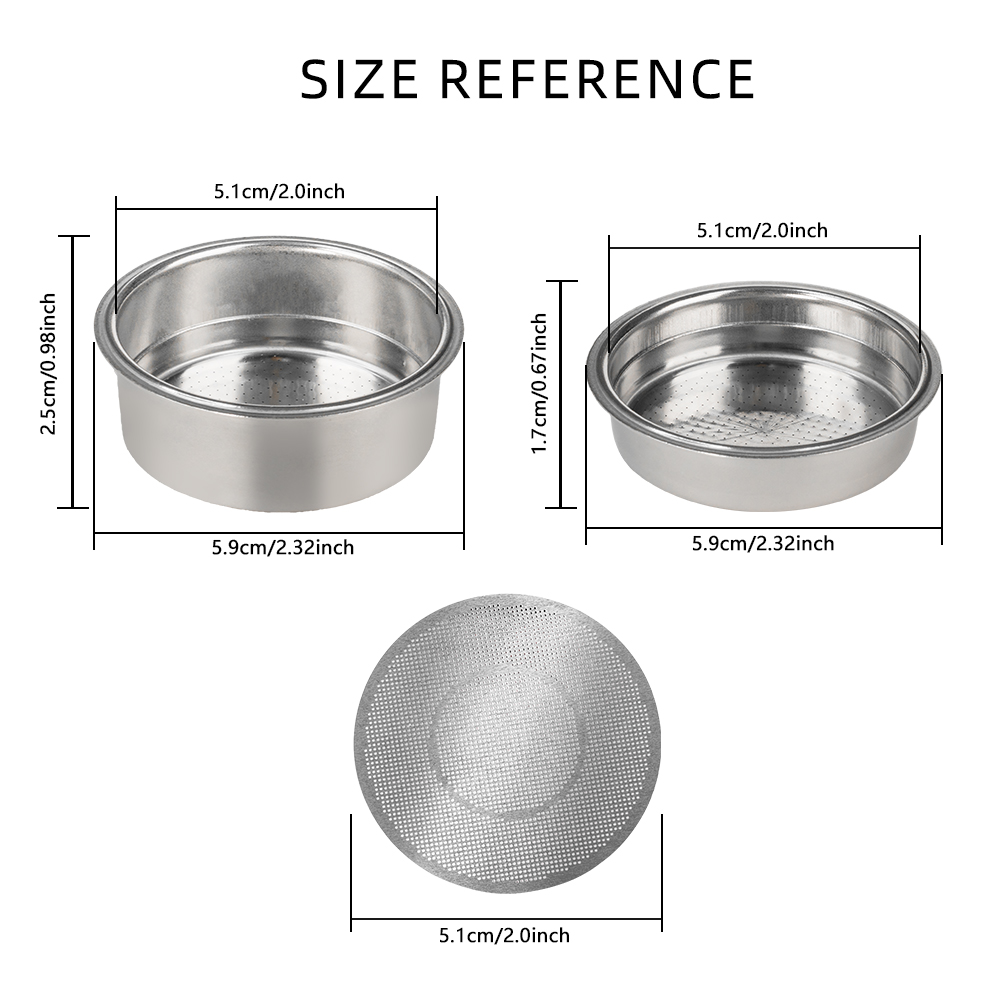 Pressured Double Layer 51mm St - Coffee Equipment Filter review and price