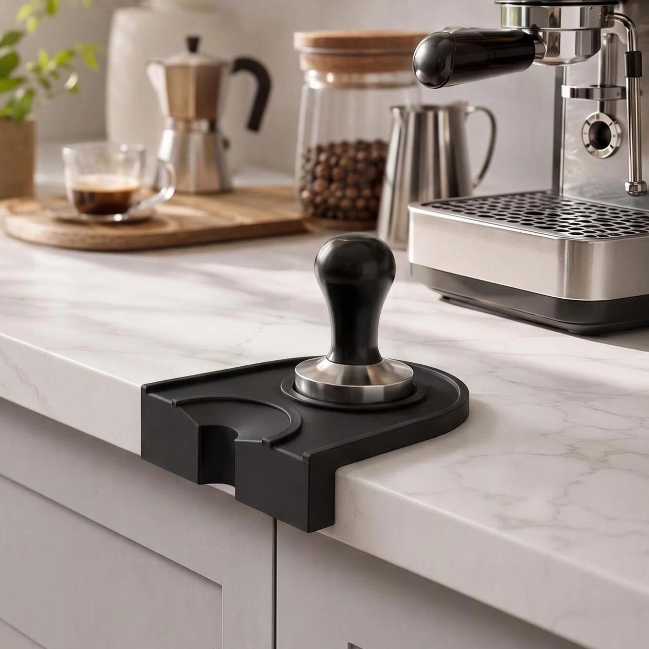 Coffee Tamper Mat Silicone Sma - Espresso Tamper Set review and price
