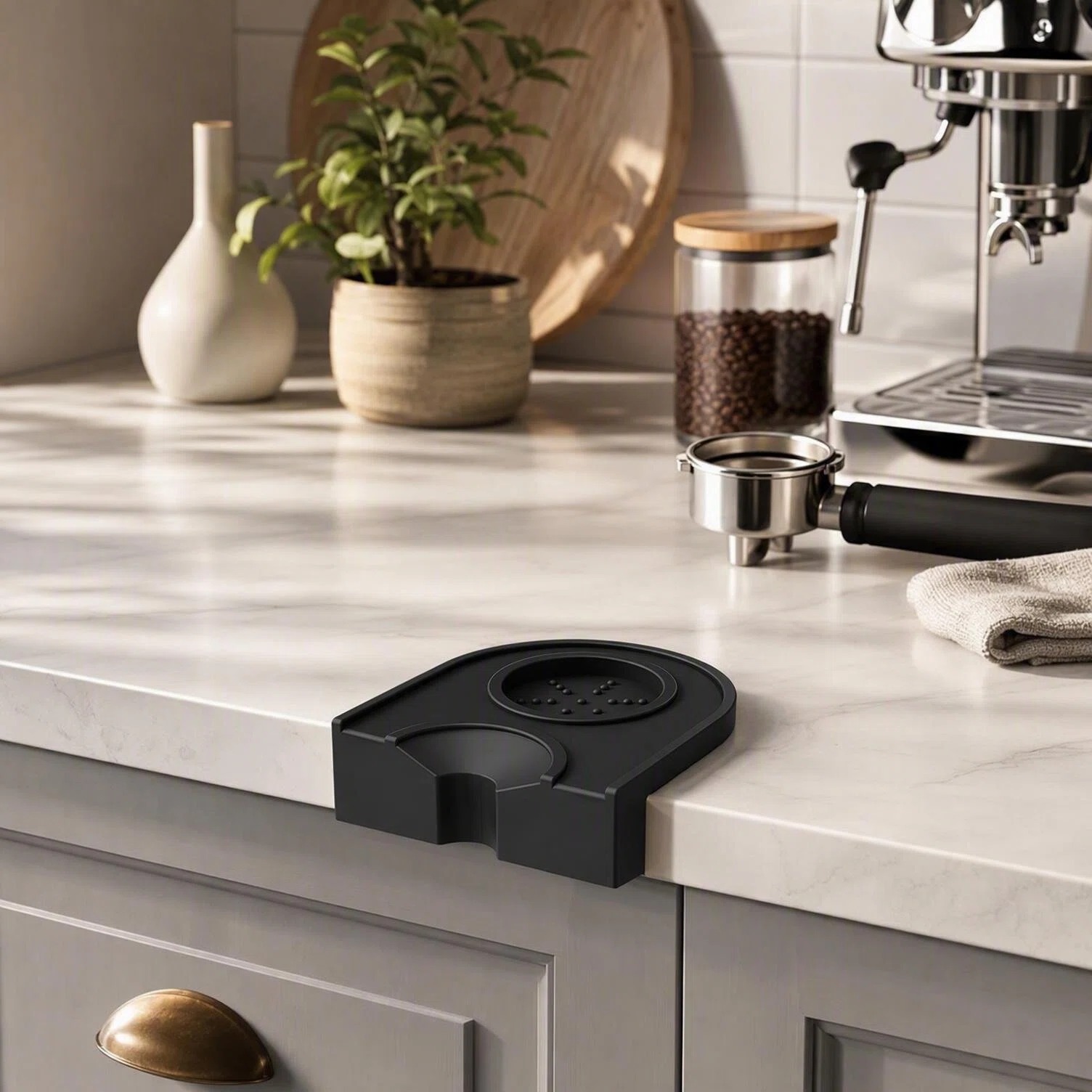Coffee Tamper Mat Silicone Sma - Espresso Tamper Set review and price