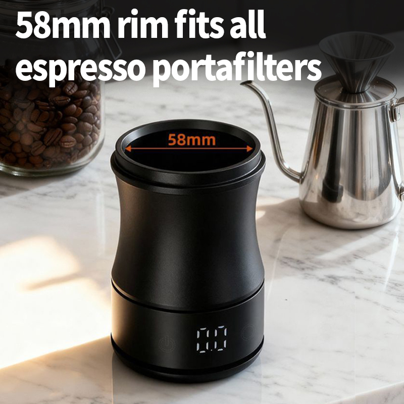 OANKR 58mm Dosing Cup with 0.1 - Bean Hopper Lid review and price