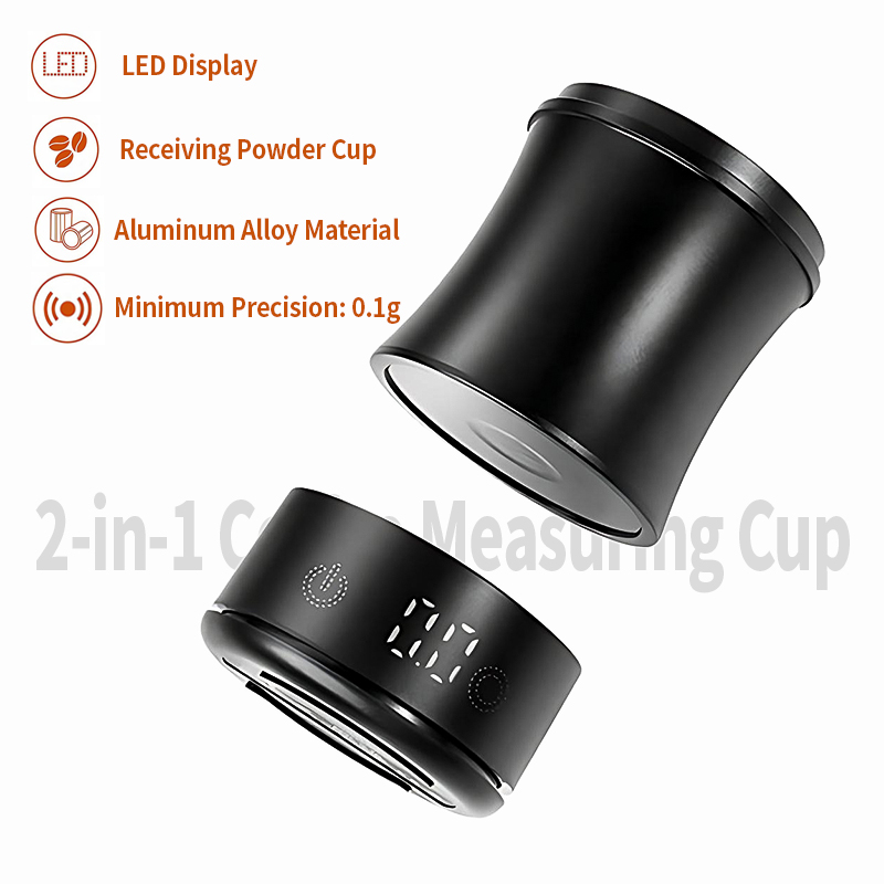 OANKR 58mm Dosing Cup with 0.1 - Bean Hopper Lid review and price