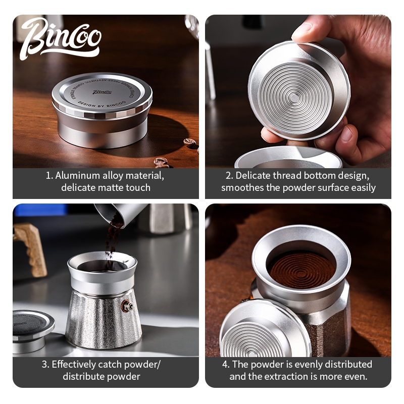 BINCOO Moka Pot Tamper and Cof - Espresso Tamper Set review and price
