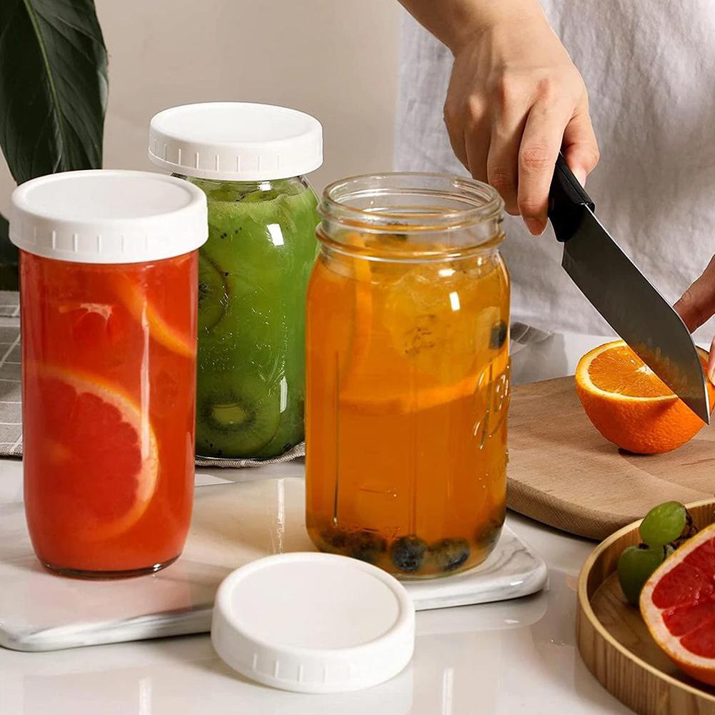 1/16PCS Mason-Jar Plastic Lids - Bean Hopper Lid review and price