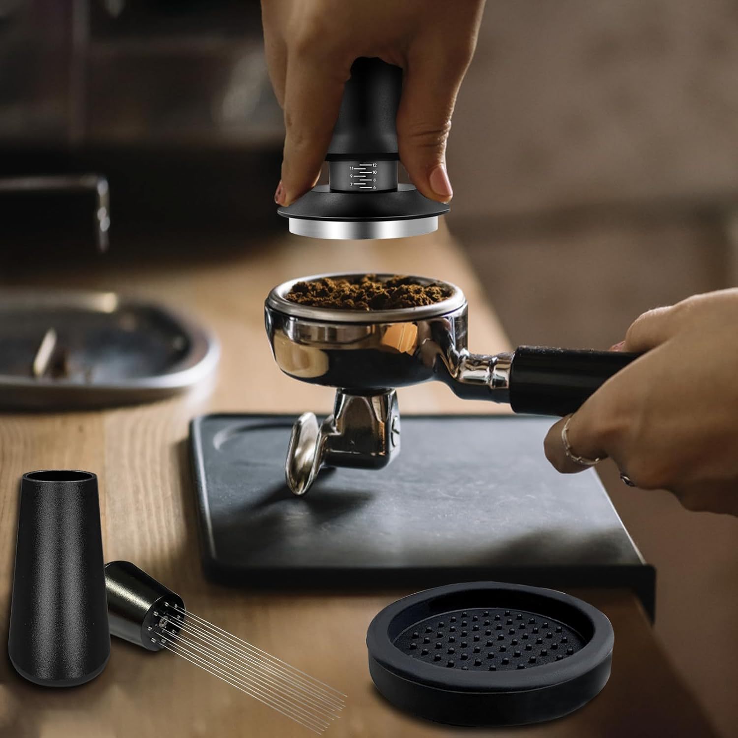 51/53/58 MM Espresso Accessori - Espresso Tamper Set review and price