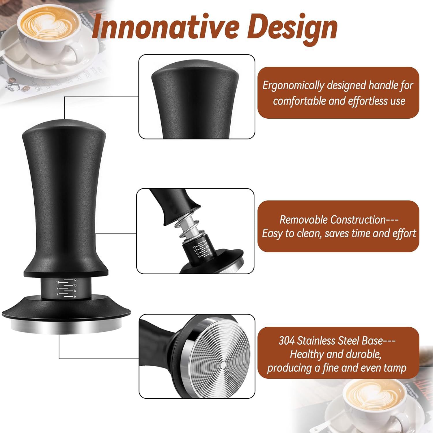 51/53/58 MM Espresso Accessori - Espresso Tamper Set review and price