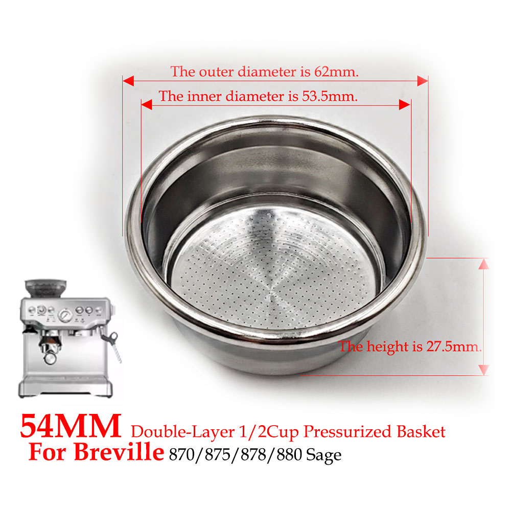 54mm Dual-Layer Pressurized Fi - Coffee Equipment Filter review and price