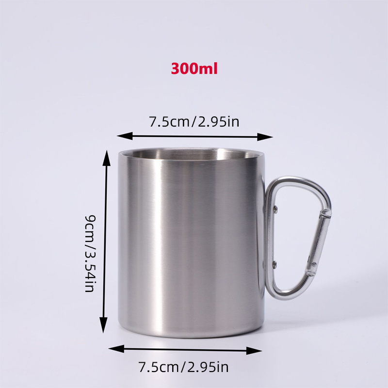 Stainless Steel Camping Mug wi - Outdoor Coffee Equipment review and price