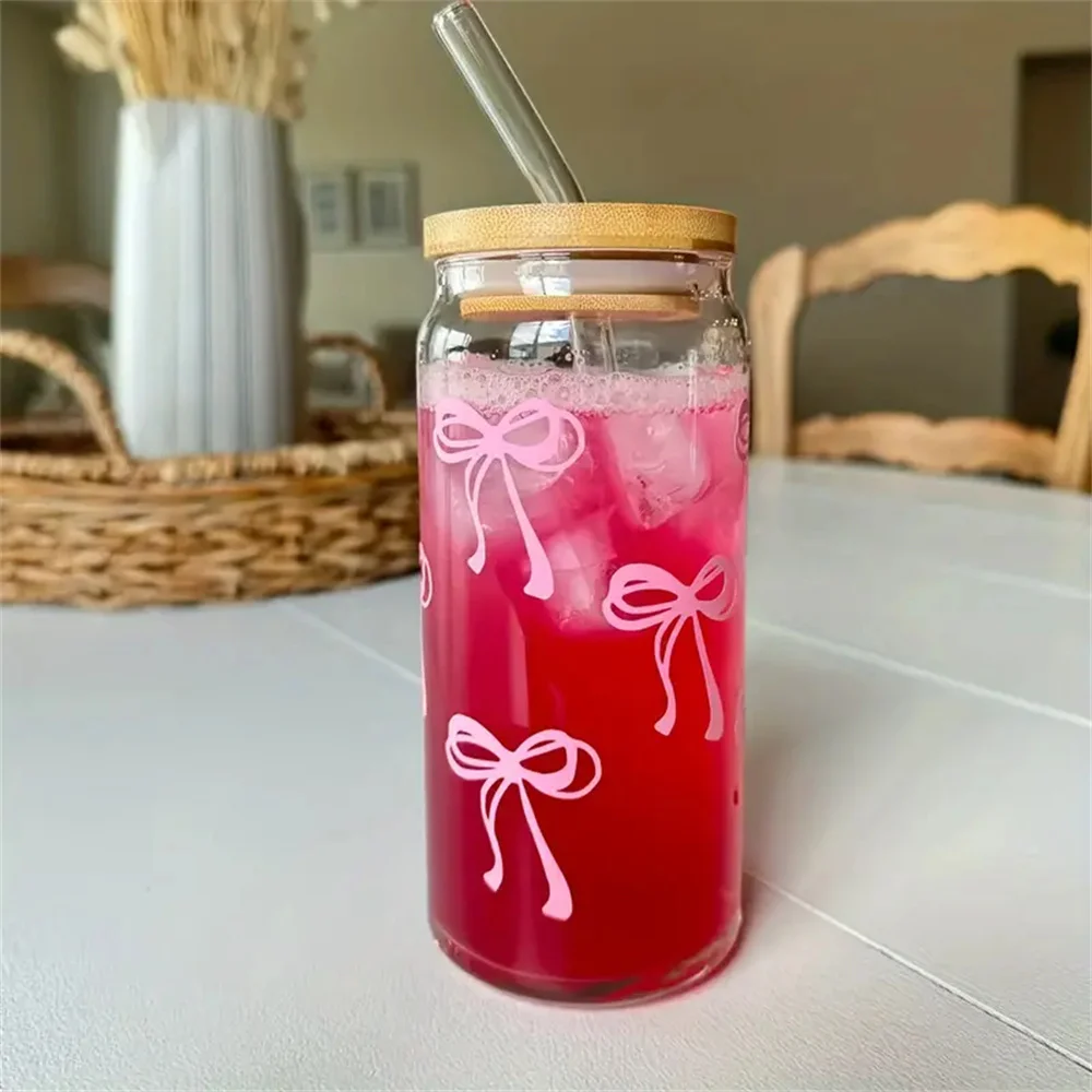 500ml/16.9oz Cherry Bow Glass  - Bean Hopper Lid review and price