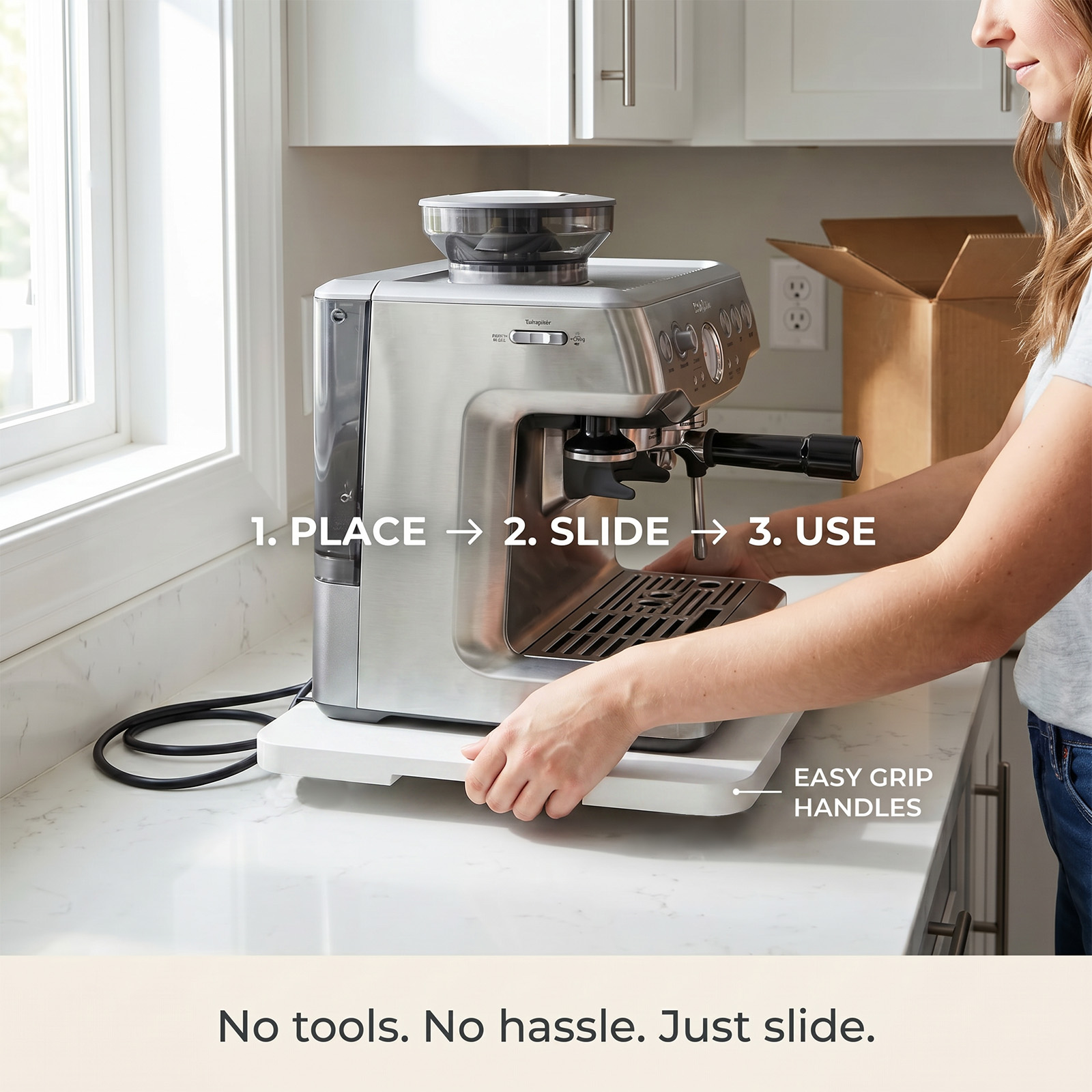 Kitchen Appliance Sliding Tray - Coffee Equipment Tray review and price