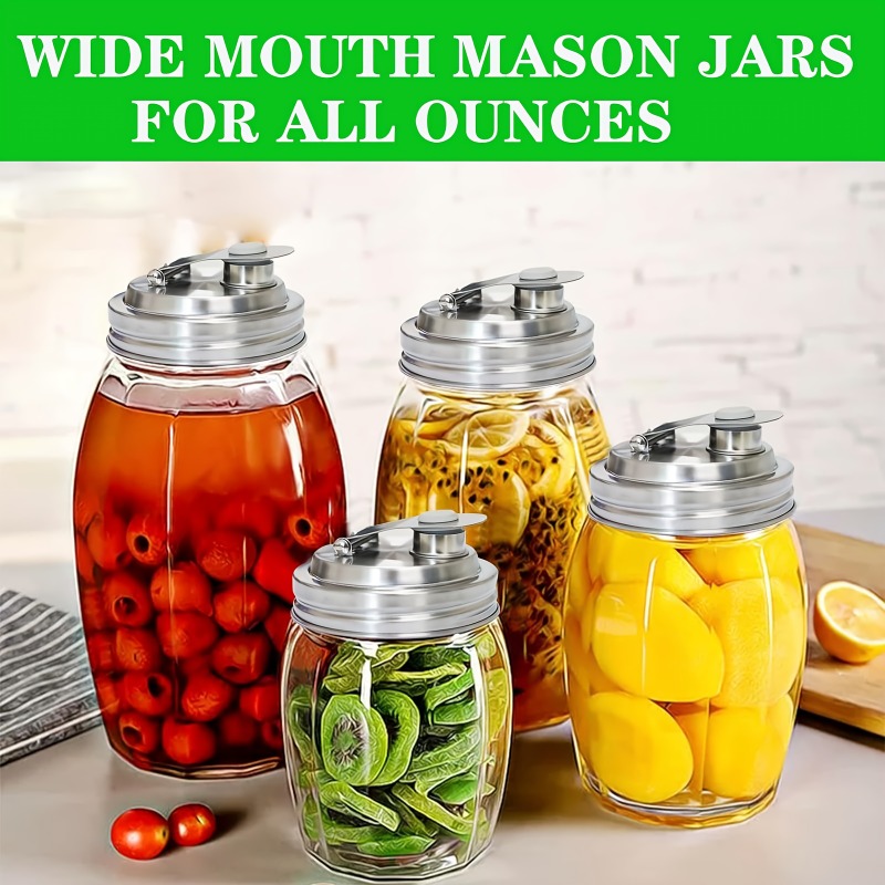 1/2Pack Mason Jar Stainless St - Bean Hopper Lid review and price