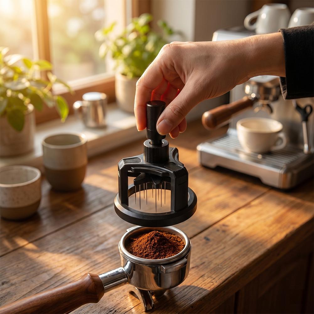 51/53/58mm Coffee WDT Tool Mag - Espresso Tamper Set review and price