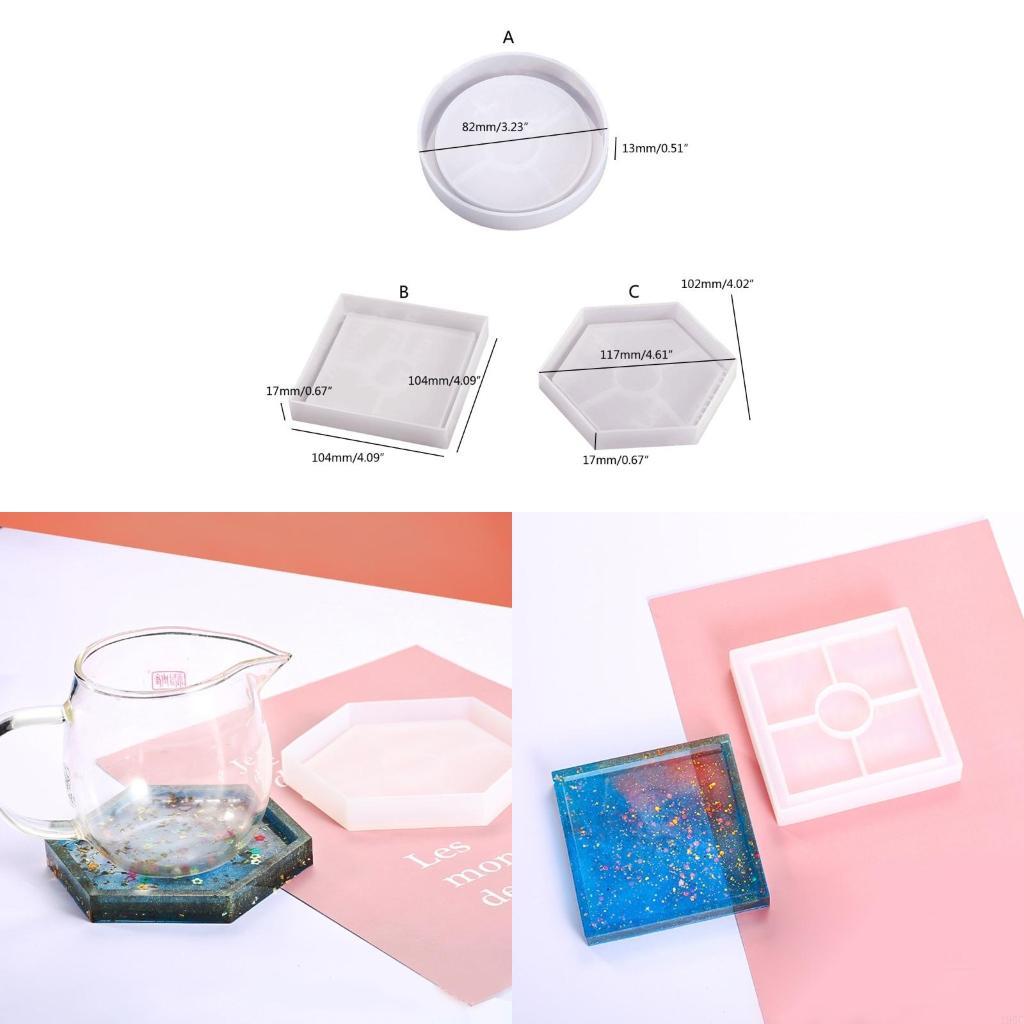 195C Diy Round Square Hexagon  - Coffee Equipment Tray review and price